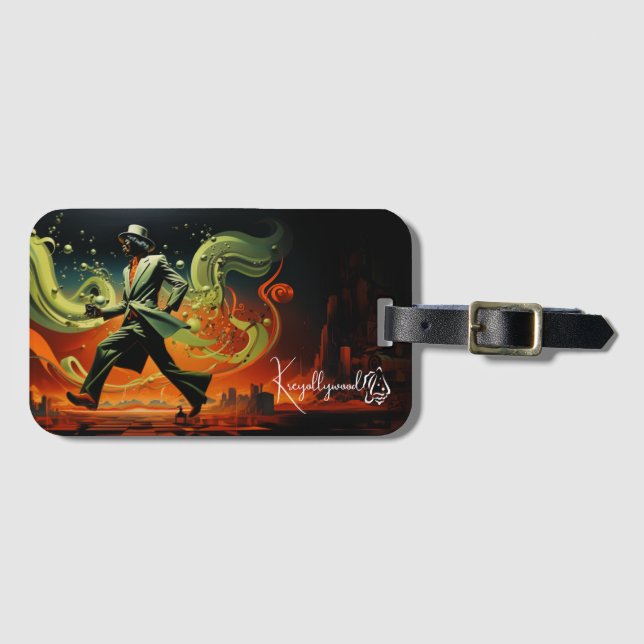 Kiff Kreyollywood Luggage Tag (Front Horizontal)