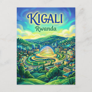 Kigali Convention Centre Rwanda Postcard