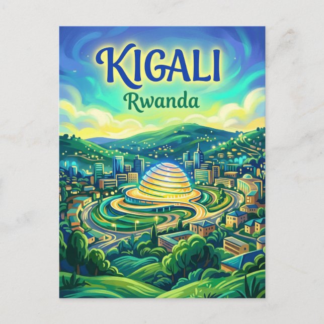 Kigali Convention Centre Rwanda Postcard (Front)