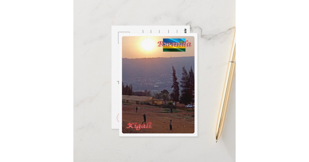 Kigali - Rwanda - Panorama - Postcard | Zazzle