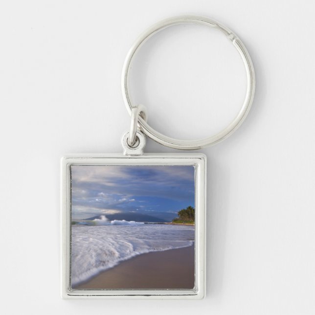 Kihei Beach, Maui, Hawaii, USA Key Ring (Front)