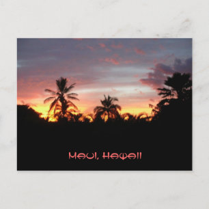 Kihei Sunset Postcard