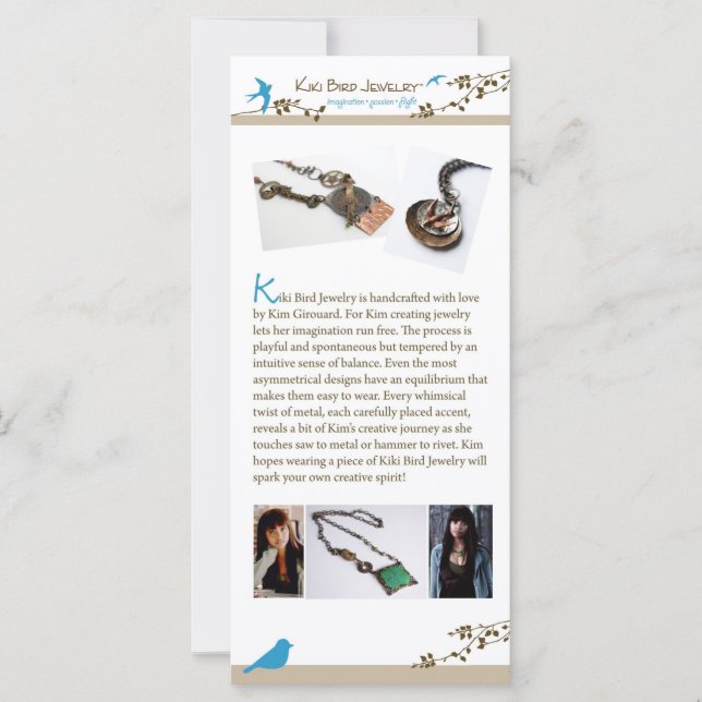 Kiki Bird Jewellery (Front)