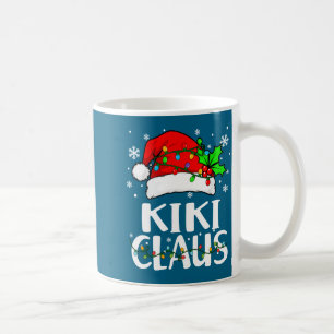 Kiki Claus Christmas Lights Pajama Family Matching Coffee Mug