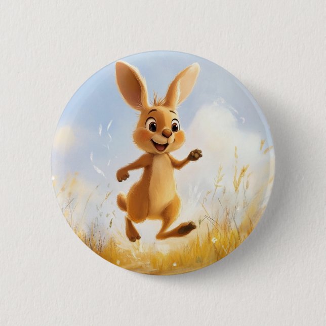 Kiki the Bunny Button (Front)
