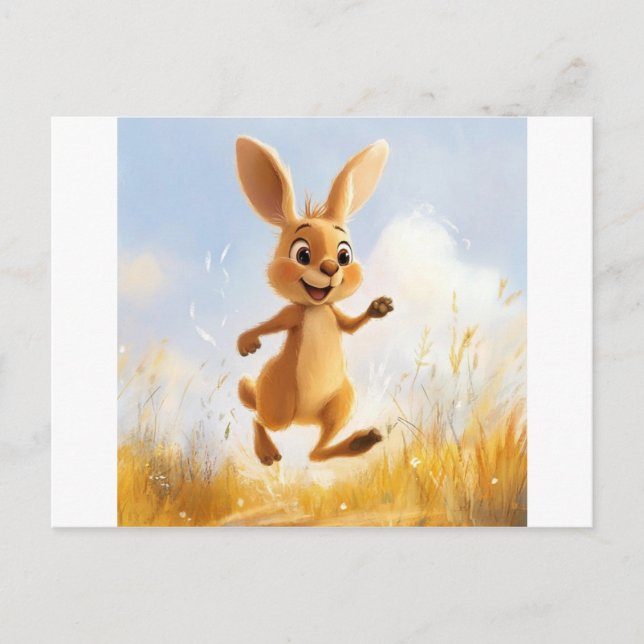 Kiki the Bunny Postcard (Front)