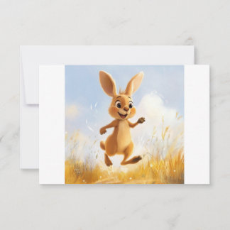 Kiki the Bunny RSVP Card