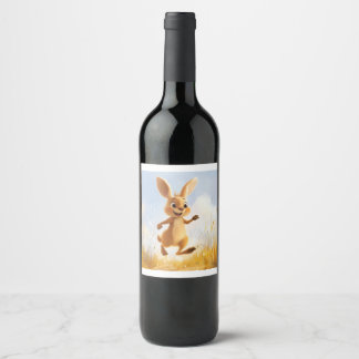 Kiki the Bunny Wine Label