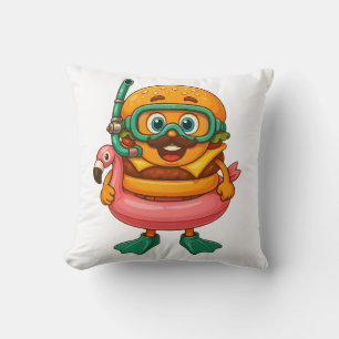 KikiBurger – Flamingo Snorkel Edition Cushion
