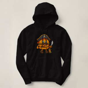 KikiBurger the Pirate – Cute Food Mascot Hoodie