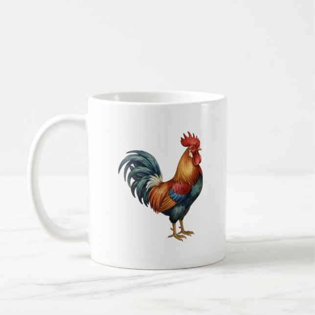 Kikiriki Rooster coffee mug (Left)