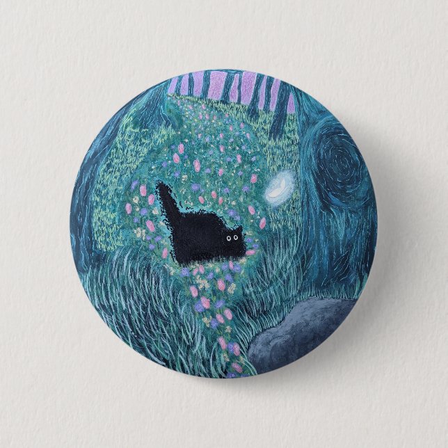 Kiki's Kitty Button (Front)