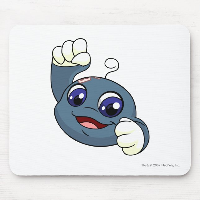 Kiko Blue Mouse Mat (Front)