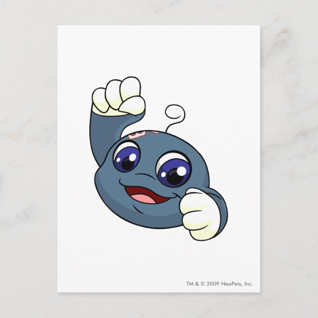 Kiko Blue Postcard (Front)