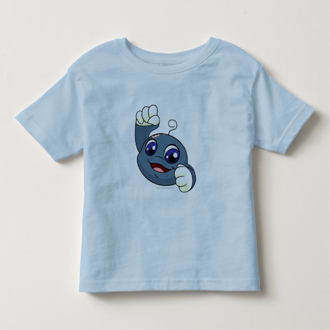 Kiko Blue Toddler T-Shirt (Front)