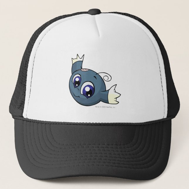 Kiko Blue Trucker Hat (Front)