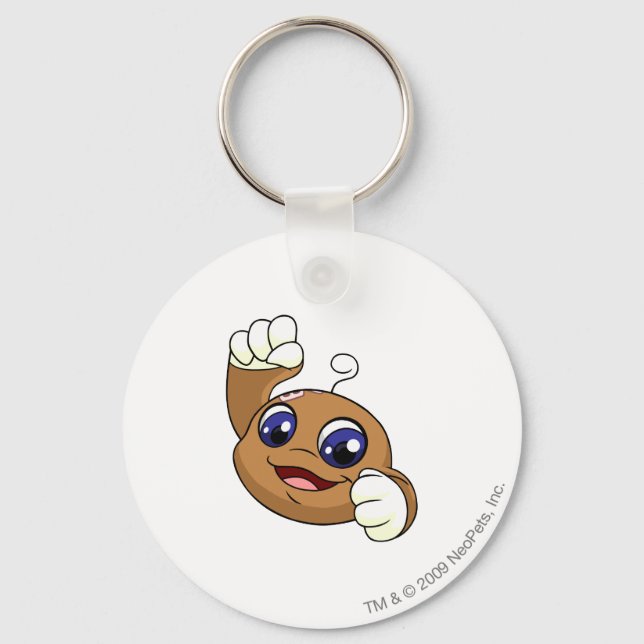 Kiko Brown Key Ring (Front)