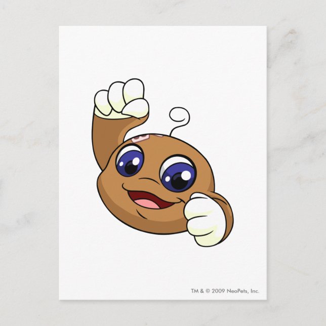 Kiko Brown Postcard (Front)