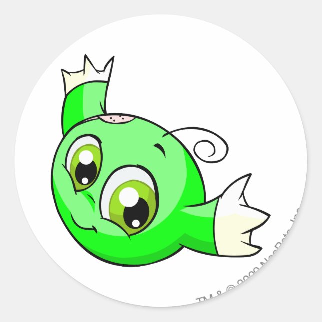 Kiko Glowing Classic Round Sticker (Front)