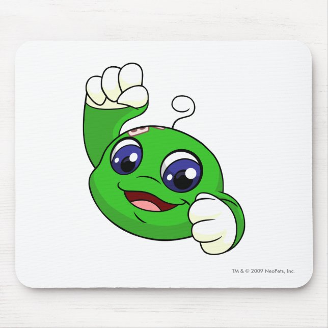 Kiko Green Mouse Mat (Front)