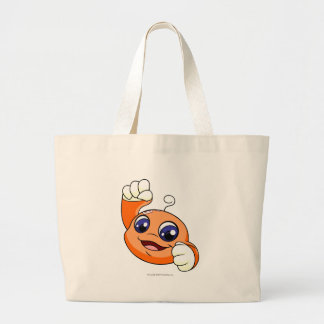 Kiko Orange Large Tote Bag