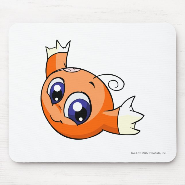 Kiko Orange Mouse Mat (Front)