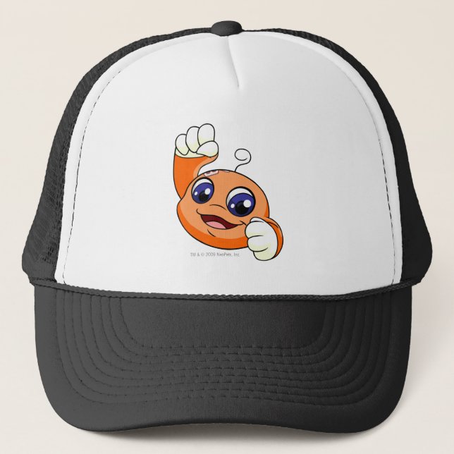 Kiko Orange Trucker Hat (Front)