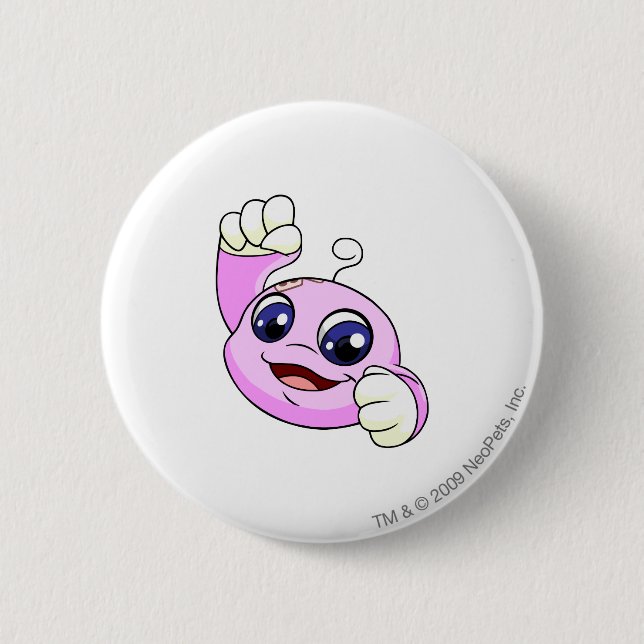 Kiko Pink 6 Cm Round Badge (Front)