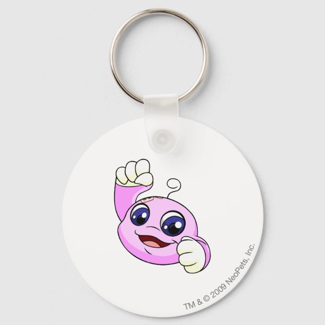 Kiko Pink Key Ring (Front)