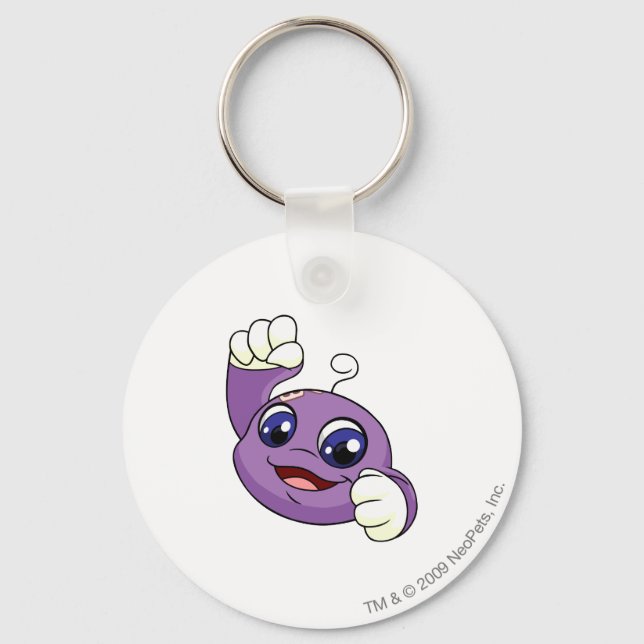Kiko Purple Key Ring (Front)