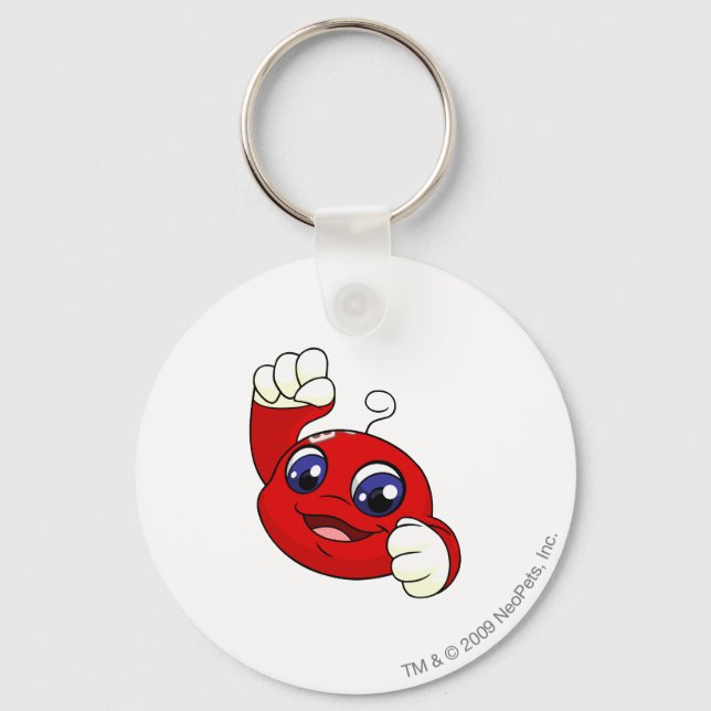 Kiko Red Key Ring (Front)