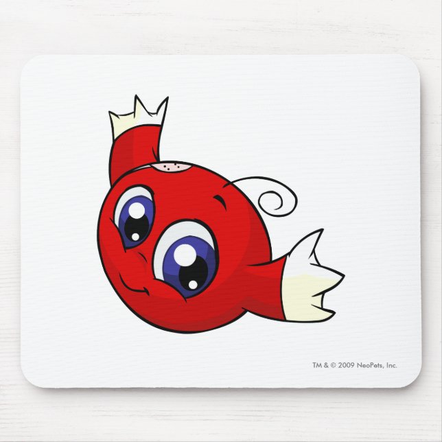 Kiko Red Mouse Mat (Front)