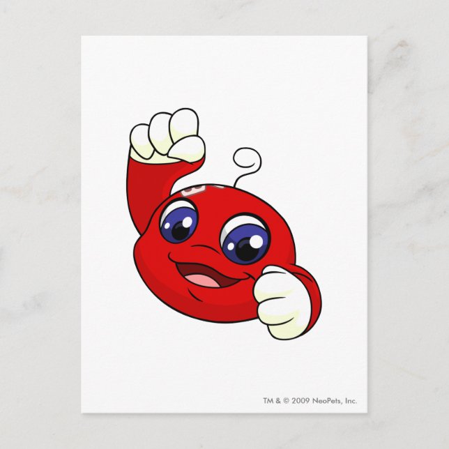 Kiko Red Postcard (Front)