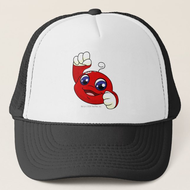 Kiko Red Trucker Hat (Front)
