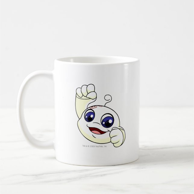 Kiko White Coffee Mug (Left)