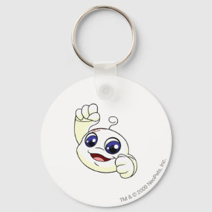 Kiko White Key Ring