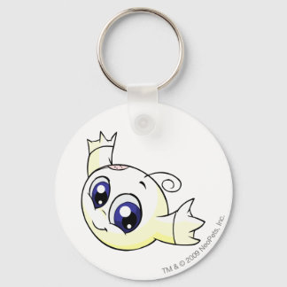Kiko White Key Ring