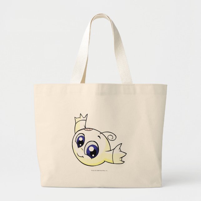 Kiko White Large Tote Bag (Front)