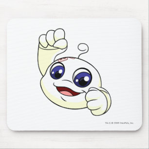 Kiko White Mouse Mat