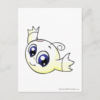 Kiko White Postcard