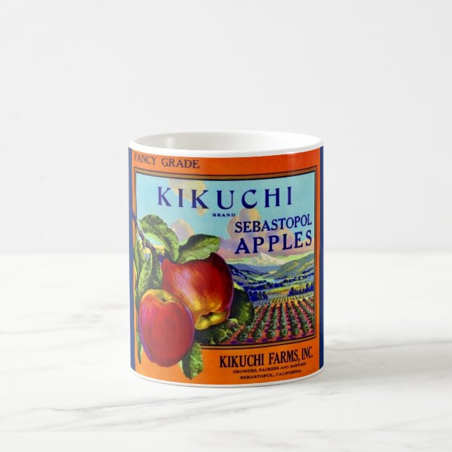 Kikuchi Gravenstein Apple Coffee Mug (Center)