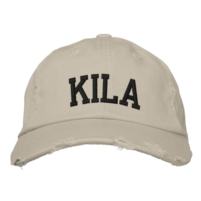 Kila Embroidered Hat (Front)