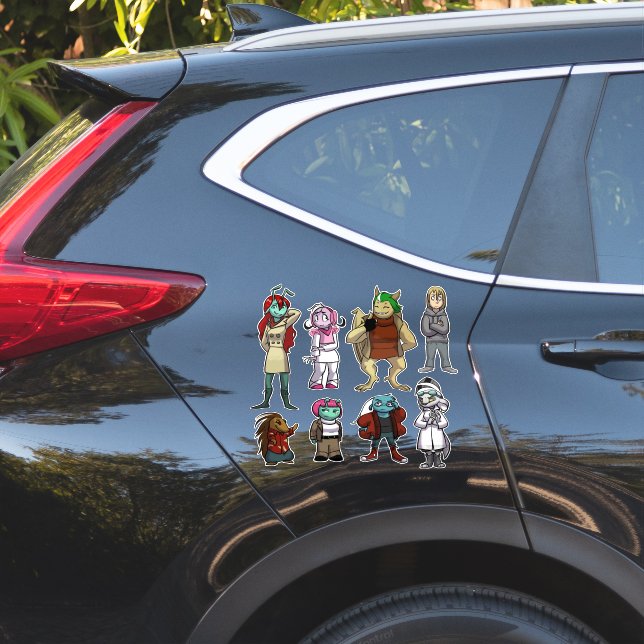 KiLA iLO Main Cast Sticker Sheet (Car Side)