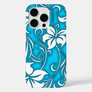 Kilauea Hibiscus Hawaiian Floral Turquoise iPhone 16 Pro Case