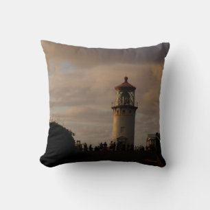 Kilauea Lighthouse at Dusk photo on a  Cushion