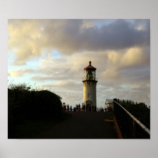 Kilauea Point Lighthouse at Dusk Poster