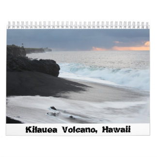 Kilauea Volcano, Hawaii Calendar