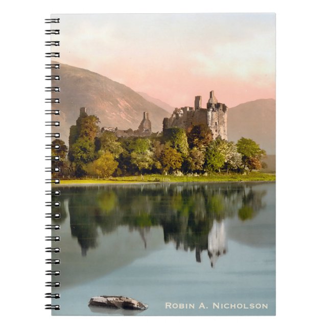 Kilchurn Castle Argyll Scotland Personalised Notebook (Front)
