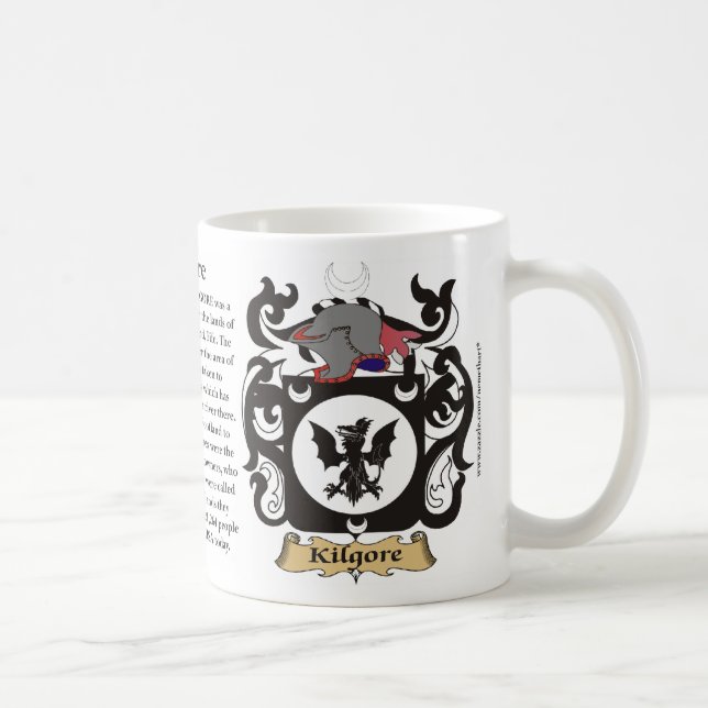 Kilgore, the Origin, the Meaning and the Crest Mug (Right)