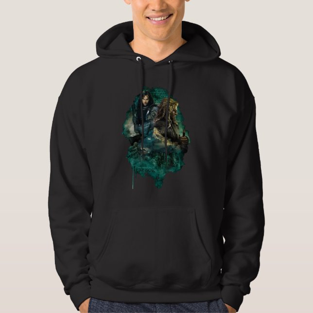 Kili & Fili Over Erebor Hoodie (Front)